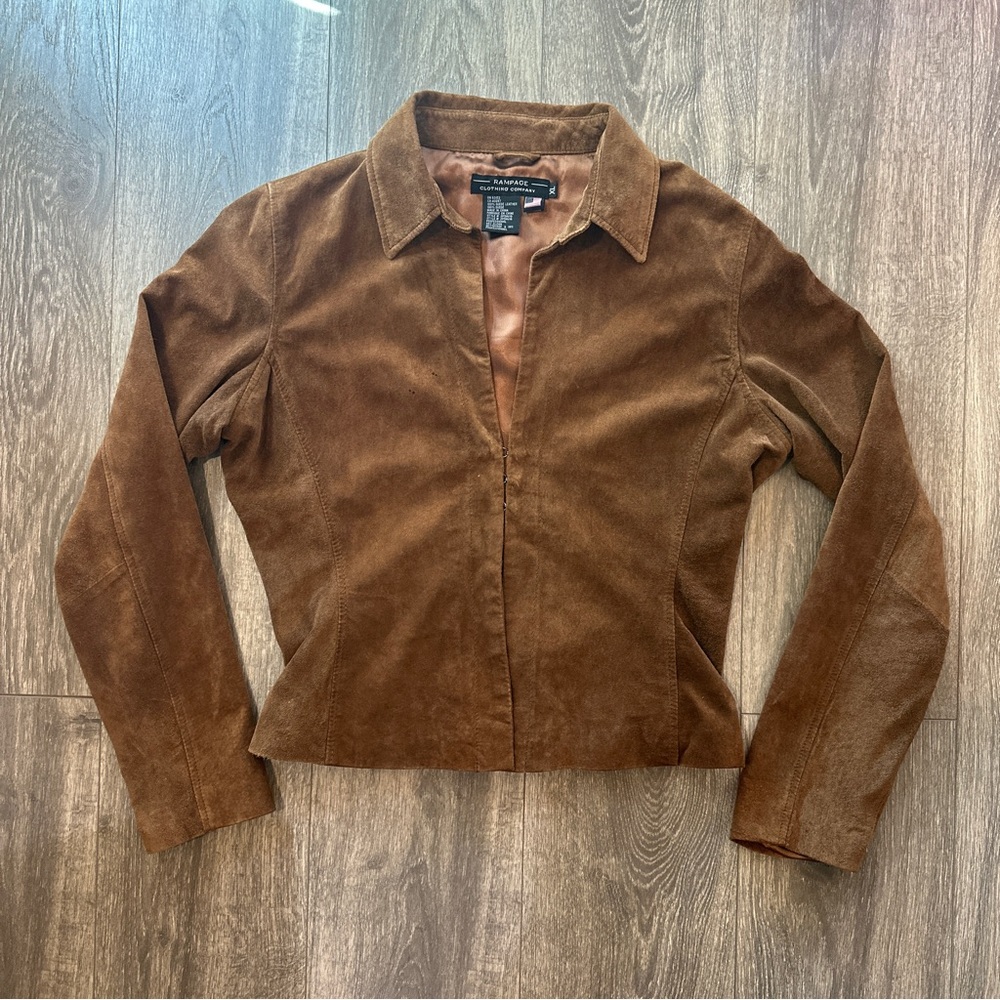 Rampage Brown Suede Women's Blazer